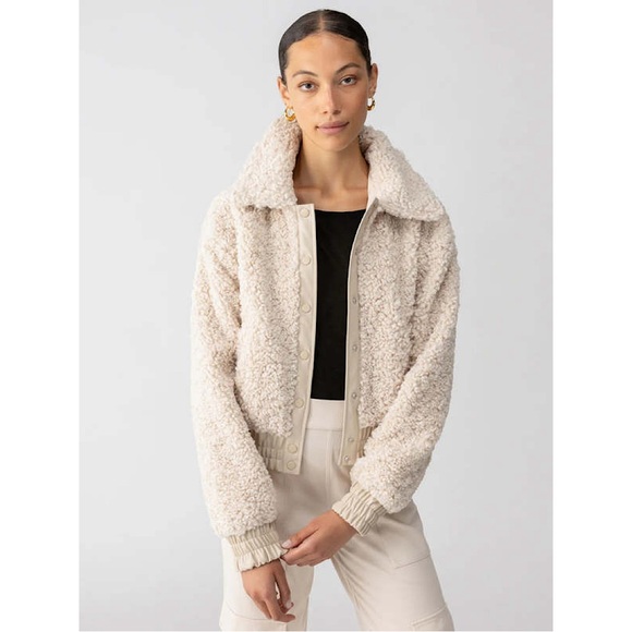 Sanctuary Jackets & Blazers - Sanctuary Libby Sherpa Faux Fur Jacket Toasted Almond‎ MEDIUM